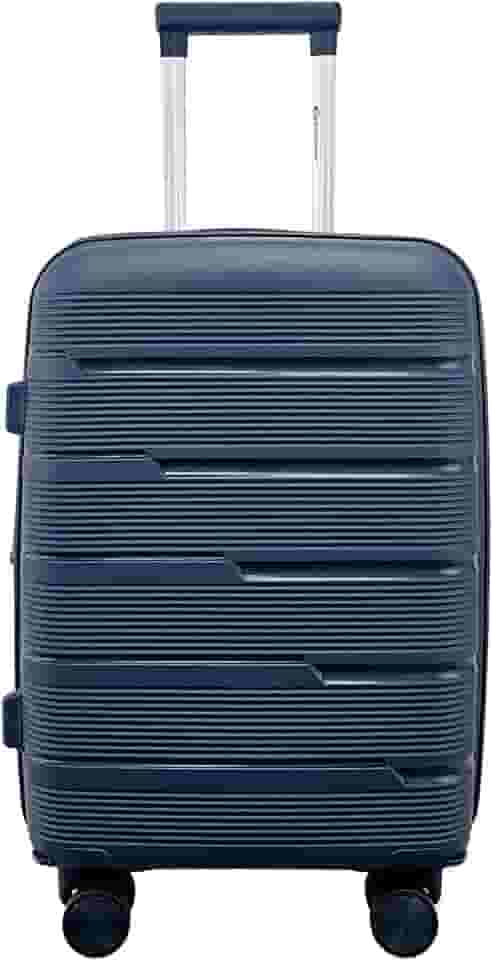 Mala de Bordo 10kg em Polipropileno com Cadeado TSA Rodas 360 Removíveis Gladiador P2 (Azul Marinho)