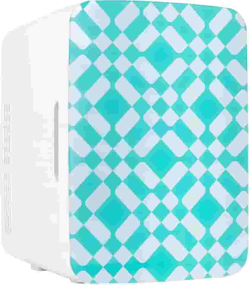 Cooluli Mini geladeira de 10 L para quarto – carro, mesa de escritório e dormitório – Cooler e aquecedor portátil de 12 V para alimentos, bebidas, cuidados com a pele, beleza e maquiagem – Geladeira