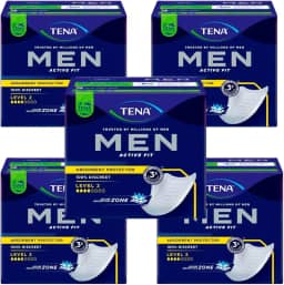 Absorvente Masculino Protetor Urinário Tena Men 50 Unidades
