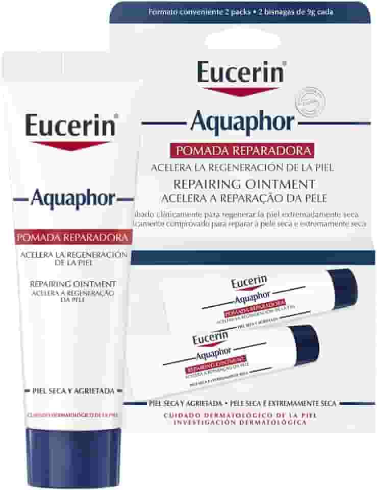EUCERIN Pomada Reparadora Aquaphor Duopack 10ml, Hidratação Intensiva, Hidratante Labial