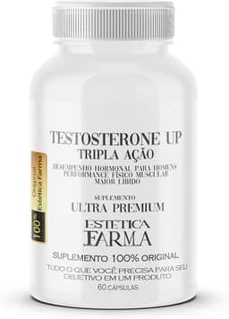 TestosteroneUP Tripla Ação Tst Natural Pré Hormonal Homem