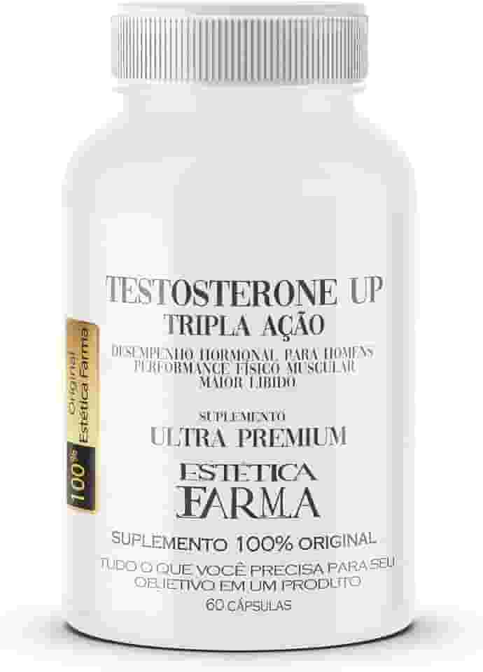 TestosteroneUP Tripla Ação Tst Natural Pré Hormonal Homem