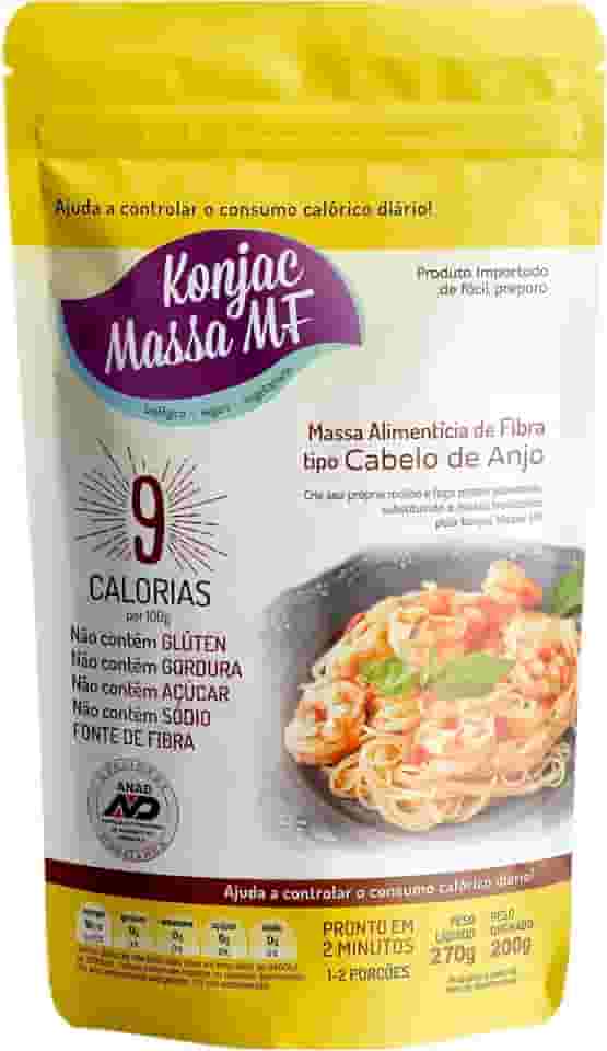 Konjac Massa MF Macarrão Cabelo De Anjo Zero Carboidrato Konjac Massa Mf 270G