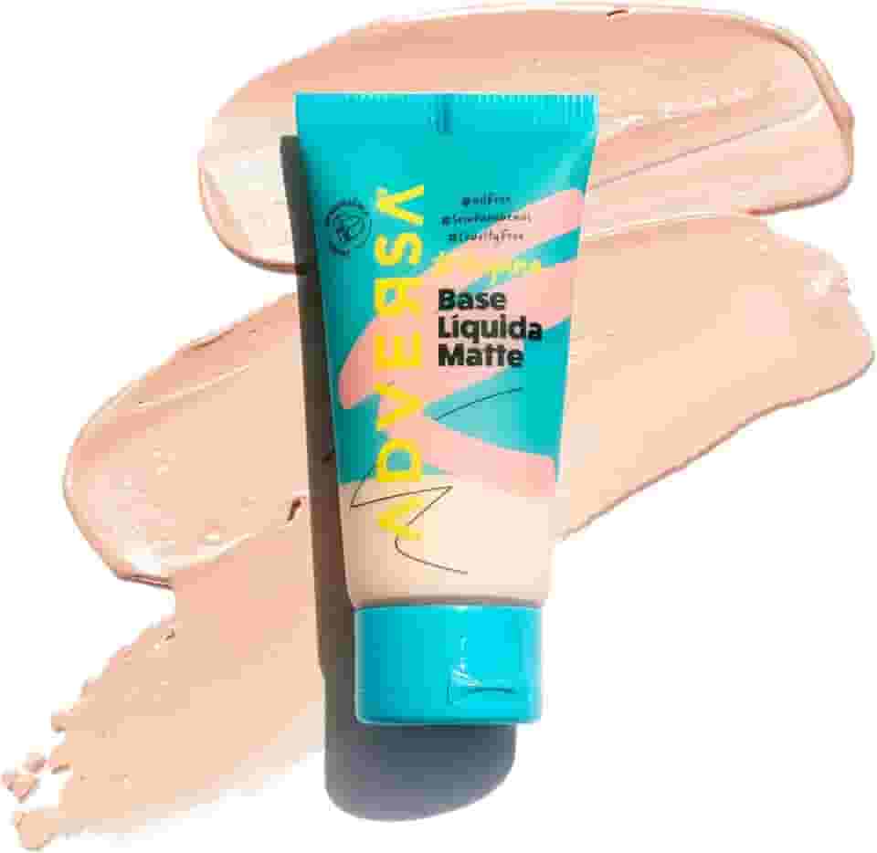 Base Líquida Matte Vegana ADVERSA - Cor 050