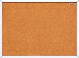 Quadro de Aviso Cortiça Moldura Fit Branco STALO, 100x70