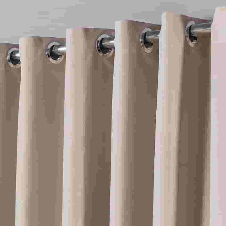 Cortina em Tecido Blackout Corta 100% a Luz Sala, Quarto 4,00 m x 2,80 m (Palha)