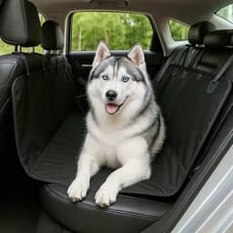 Capa Protetora Impermeável para Banco Traseiro de Carro Tecido Reforçado Antiderrapante Dobrável Universal para Transporte de Pets Cães e Gatos