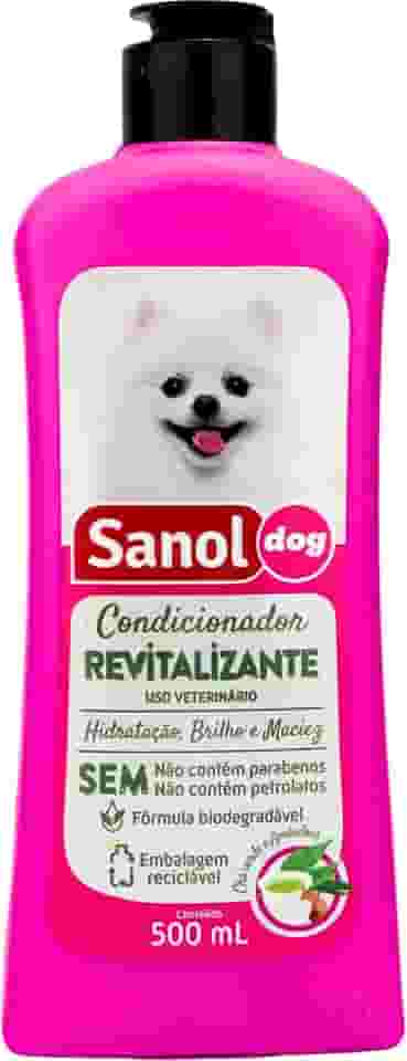Sanol Dog Condicionador De Pelos Revitalizante 500 Ml Rosa
