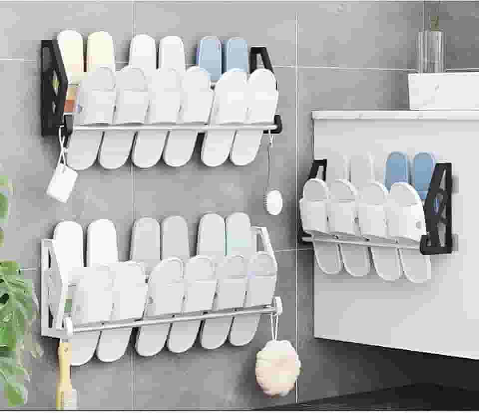 Sapateira De Parede Com Adesivo Autocolante Para Organização De Calçados – Instalação Fácil E Sem Furos - Cor Sortida