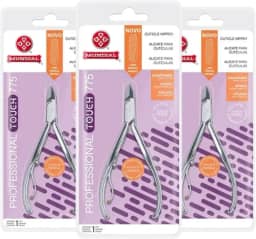 KIT 3 ALICATES CUTÍCULA 775 PROFESSIONAL TOUCH INOX