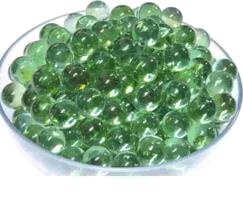 Genérico 200 Bolinhas de Gude Fubeca Comum Lisa (VERDE)