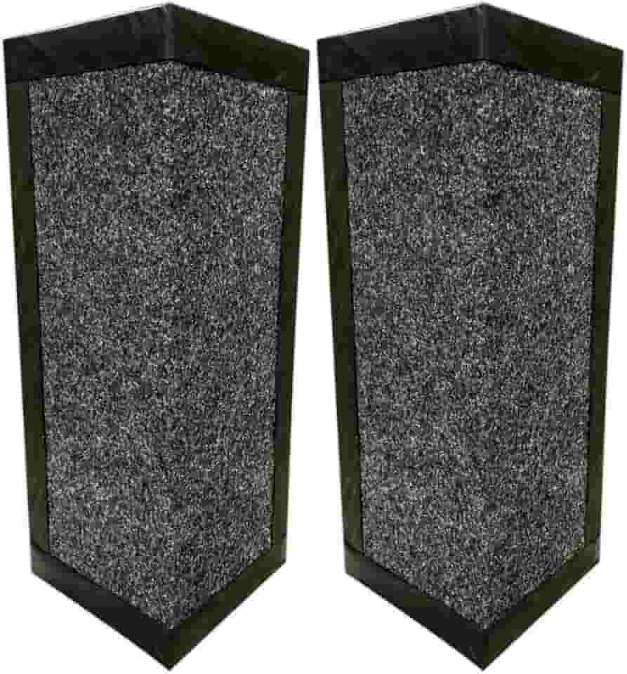 2 Arranhador Canto De Sofá E Parede Para Gatos Carpete Cinza Protetor