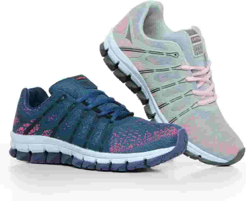 Kit 2 Pares Tênis Feminino Academia Esportivo Confortável Caminhada Let's