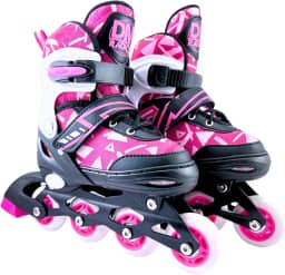 Patins Infantil e Adulto, Patins Inline, Patins Infantil Menina e Menino Multicor