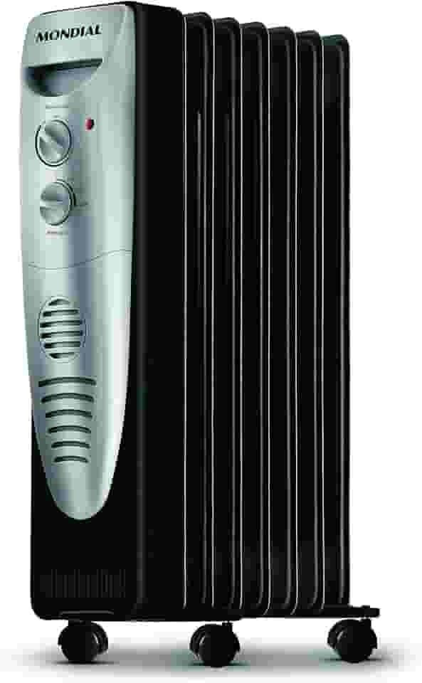Aquecedor a Óleo, Mondial, Preto/Prata, 1500W, 110V - A-06