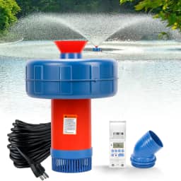 220V, Aerador Chafariz Piscicultura 1.1kW, Bomba de Circulagad, 30 m³/h, com fio de 30m, Sistema de Aeração de Fonte Flutuante, Bomba de Água Aeradora para Lagos, Aerador com Lagos Grandes E Pequenos