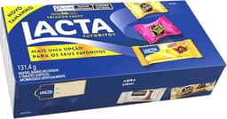Lacta Favoritos - Caixa de variedades chocolates, 131,4gr