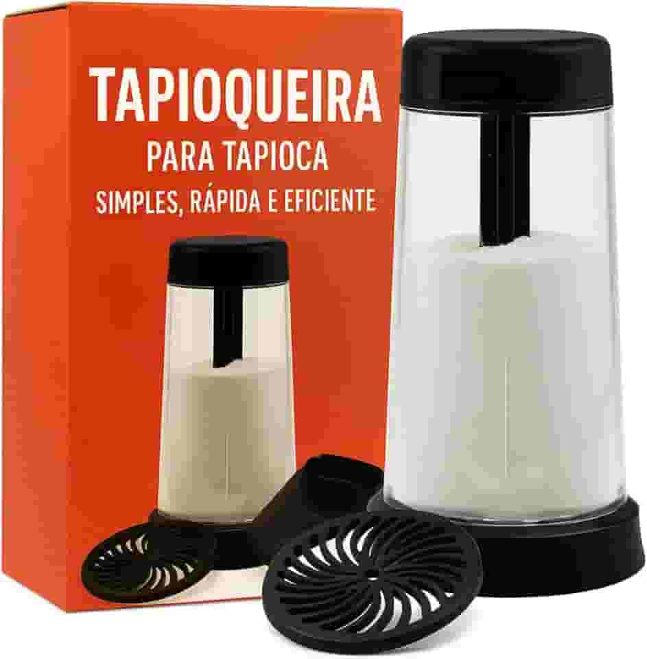 Tapioqueira Polvilhador para Tapioca – Peneira Manual para Farinha e Goma – Ideal para Tapioca, Panquecas e Receitas Saudáveis – Fácil de Usar e Limpar