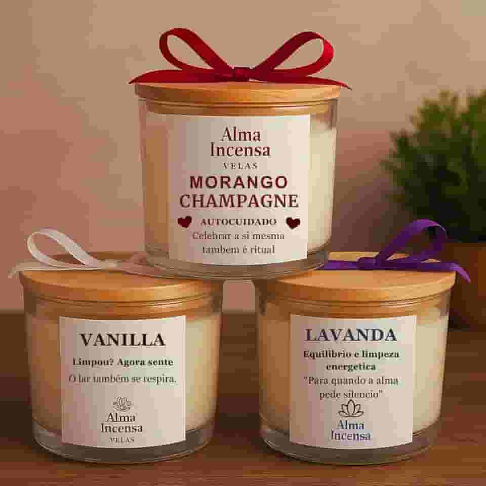 Velas Aromáticas Perfumadas Artesanais Veganas em Vidro Decorativo 100g – Aromaterapia, Relaxamento e Presente Elegante (Vanilla)