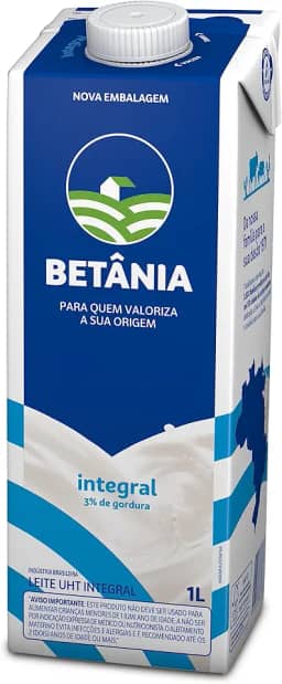 Betânia Leite UHT Integral 1L