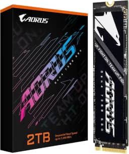 SSD AORUS Gen4 7300 2TB (sem dissipador de calor) PCIe 4.0 NVMe M.2 Unidade interna de estado sólido com velocidade de leitura de até 7300 MB/s, velocidade de gravação de até 6850 MB/s, AG4732TB N