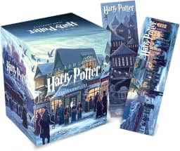 Box Harry Potter Scholastic - castelo (caixa azul): com 02 marcadores