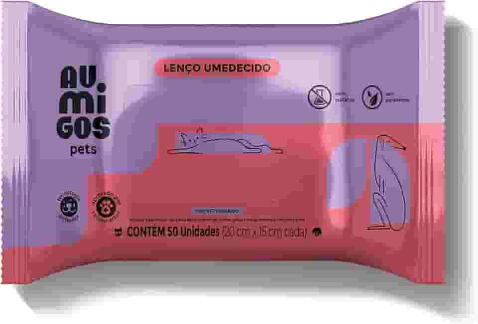 AU.MIGOS PETS LENÇO UMEDECIDO ADULTOS 50UN