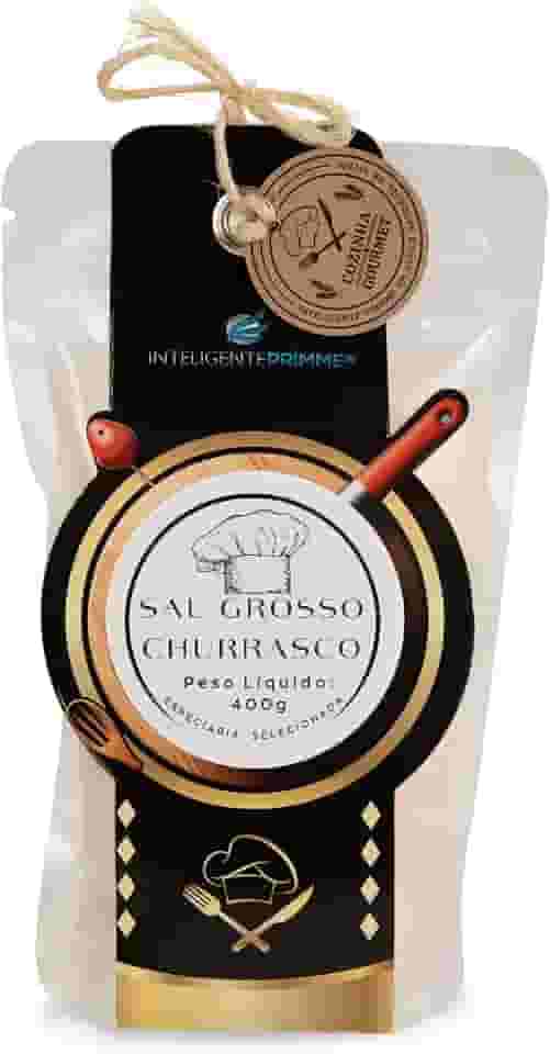 Inteligente Primme Sal Grosso para Churrasco, Tempero Gourmet, 400g