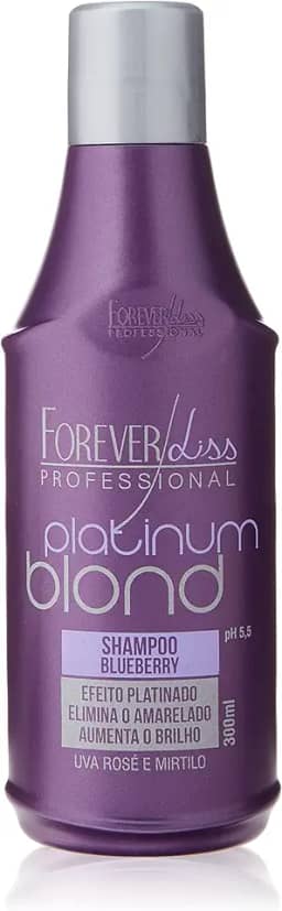 Forever Liss Shampoo Platinum Blond Matizador Roxo 300Ml