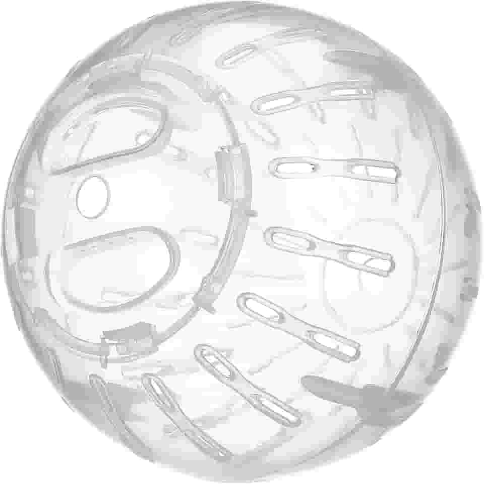 Totority Bola de exercício para hamster, 2 peças de rodas de corrida para animais de estimação pequenos para hamsters e ouriços, esfera ventilada de atividade segura com design fácil de limpar