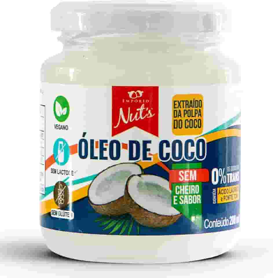 Empório Nut's Óleo De Coco Sem Cheiro E Sem Sabor - - 200Ml