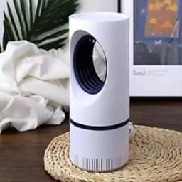 Armadilha Elétrica Mata Mosquito com LED UV, Ventilação por Sucção e Alimentação USB – Silenciosa, Sem Veneno, Ideal para Ambientes Internos, 50m², Contra Dengue, Zika e Insetos Voadores