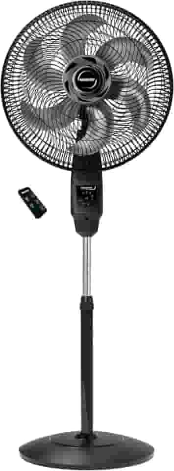 Ventilador de Coluna Mallory Chronos 140W, Silencioso, Com Controle Remoto, Hélice de 6 pás, Auto Desligamento Programável de até 7 Horas- PR – GR - 127V