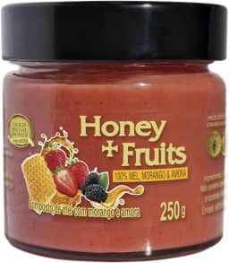 Mel com Morango e Amora Gold Medal Honey | Deliciosamente Doce e Saudável | Alternativa à Geleia | Sem Açúcares ou Aditivos | 100% Natural | Perfeito para Lanches e Sobremesas | 250g