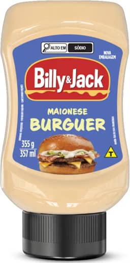 Billy & Jack, Maionese Burguer, 355 Gramas