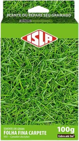 Sementes Grama Carpete/Bermuda Folha Fina (100g) ISLA
