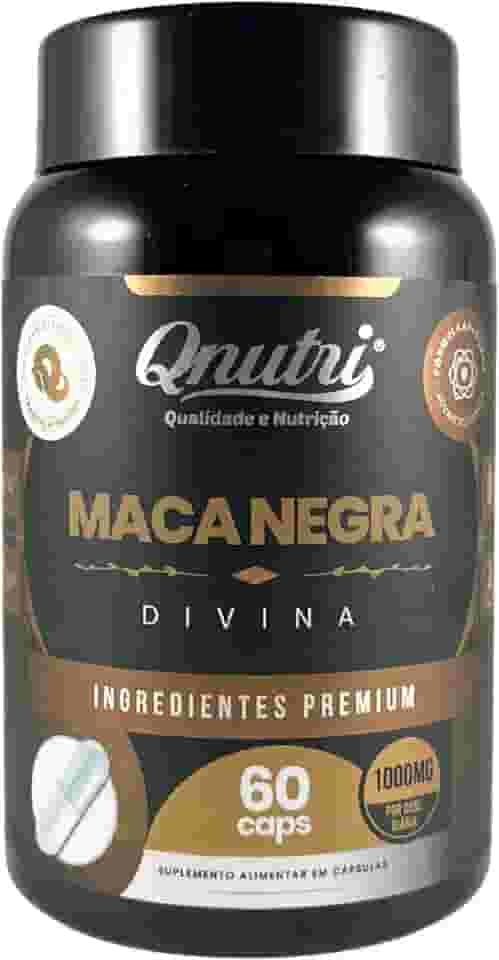Maca Negra 1000mg - 60 cápsulas - Qnutri