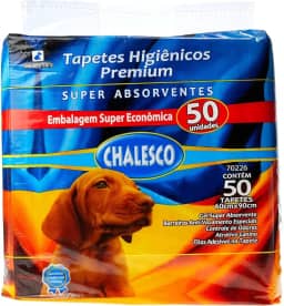 Chalesco Tapete Higiênico Premium 50 Unidades 90 x 60 cm