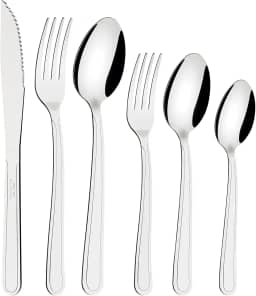 Faqueiro Tramontina Búzios em Aço Inox 36 Peças