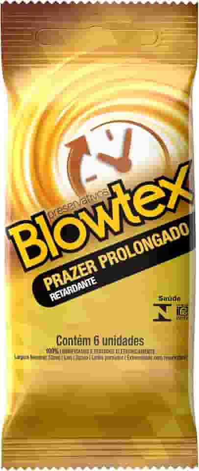 Blowtex Preservativo Retardante Com 6 Unidades