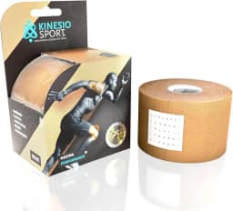 Bandagem Elástica Adesiva KinesioSport 6m x 5cm, Bege