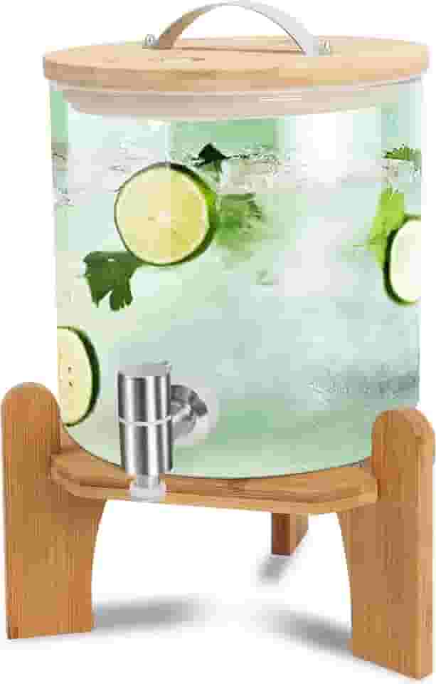 Pearpot Suqueira de Vidro com Torneira, Suqueira com Torneira