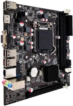 Placa Mãe Micro ATX Bluecase BMBH61-M LGA 1155 Intel H61 DDR3 Até 16GB HDMI/VGA