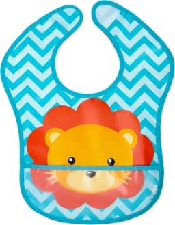Buba Buba Babador Com Bolso Leão Cor: Colorido