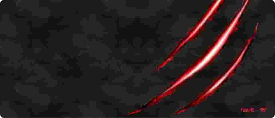 Havit Mouse Pad Grande Gamer MP860, 70 X 30 Cm, Tecido de Malha Fina, Base de Borracha Antiderrapante, Design com Bordas Costuradas, Útil para Cobrir Teclado, Mouse e Outros Objetos, Preto