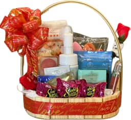 Cesta Skincare Chocolate Presente Namorados Natal Dia das Mães