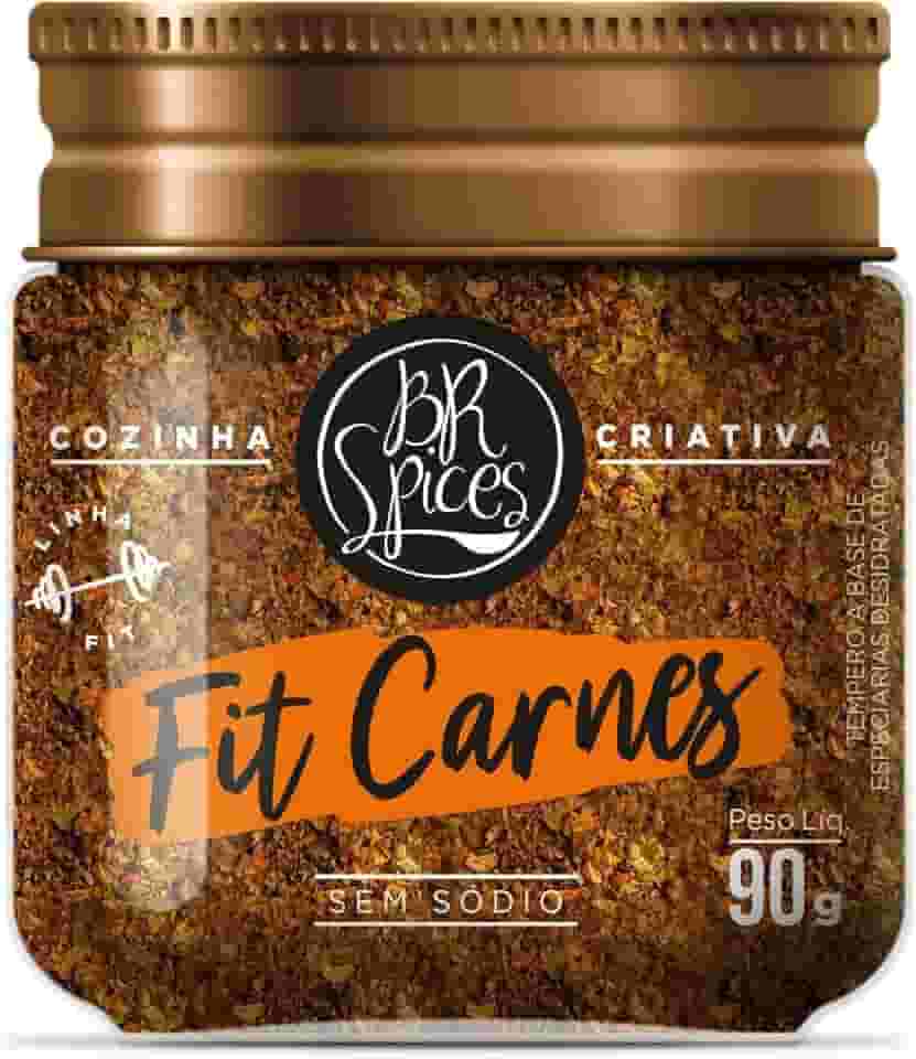 Tempero para Carne Zero Sódio BR Spices Fit Pote 90g