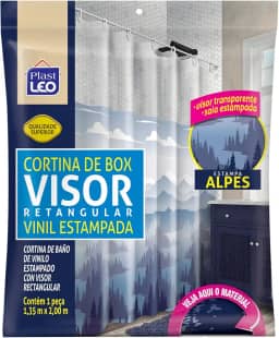 Cortina para Box ALPES Visor Cristal (1,35x2,00m) | Plast Leo (Ref.: 623-F)