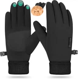 Feminino Luvas de Inverno para Homens e – Luvas de Clima Frio para Corrida, Ciclismo, Luvas Quentes de Neve com Tela Sensível Ao Toque