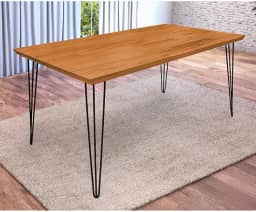 Mesa Jantar Lanna 1,60m Madeira Maciça - Imbuia